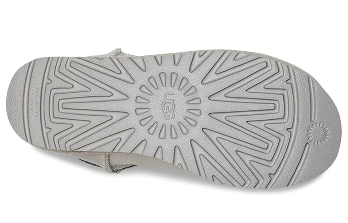 (W) UGG Classic Mini Sequin Stars 'Grey White' 圖 6