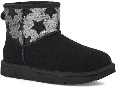 (W) UGG Classic Mini Berkilau Bintang Hitam 1109441-BLK Lookbook (W) UGG Classic Mini Berkilau Bintang Hitam 1109441-BLK