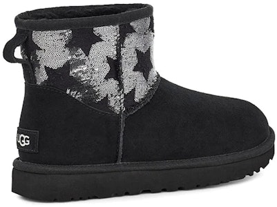 (W) UGG Classic Mini Berkilau Bintang Hitam 1109441-BLK Shop (W) UGG Classic Mini Berkilau Bintang Hitam 1109441-BLK