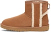 Buy (W) UGG クラシックミニ シープスキンロゴ (チェスナット) 1153473-CHE
