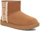 Lookbook (W) UGG クラシックミニ シープスキンロゴ (チェスナット) 1153473-CHE