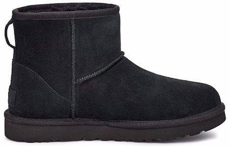 (W) UGG Clásico Mini Botas Logo Lateral Negro Blanco 1122558-BWHT Order (W) UGG Clásico Mini Botas Logo Lateral Negro Blanco 1122558-BWHT