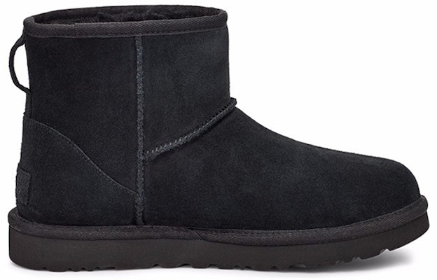 (W) UGG Classic Mini Boot Logo Sisi Hitam Putih 1122558-BWHT Order (W) UGG Classic Mini Boot Logo Sisi Hitam Putih 1122558-BWHT
