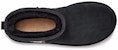 (W) UGG Classic Mini Boot Logo Sisi Hitam Putih 1122558-BWHT