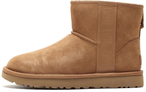 (W) UGG Botas Classic Mini con Logo Lateral Color Castaño 1122558-CHE Buy (W) UGG Botas Classic Mini con Logo Lateral Color Castaño 1122558-CHE
