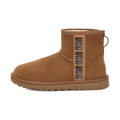 (W) UGG Classic Mini Side Logo II Boot Chestnut