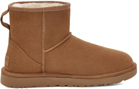 (W) UGG Classic Mini Side Logo II Boot Chestnut Wanita Pria Original 1134962-CHE Order (W) UGG Classic Mini Side Logo II Boot Chestnut Wanita Pria Original 1134962-CHE