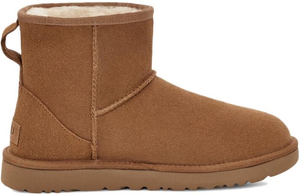(W) UGG クラシックミニ サイドロゴ II ブーツ (チェスナット) 1134962-CHE Order (W) UGG クラシックミニ サイドロゴ II ブーツ (チェスナット) 1134962-CHE