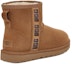 Shop (W) UGG Classic Mini Side Logo II Boot Chestnut Wanita Pria Original 1134962-CHE