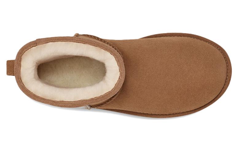 Purchase (W) UGG Classic Mini Side Logo II Boot Chestnut Wanita Pria Original 1134962-CHE