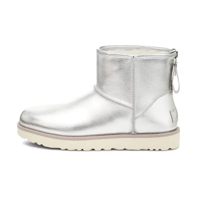 (W) UGG Classic Mini 'Silver'