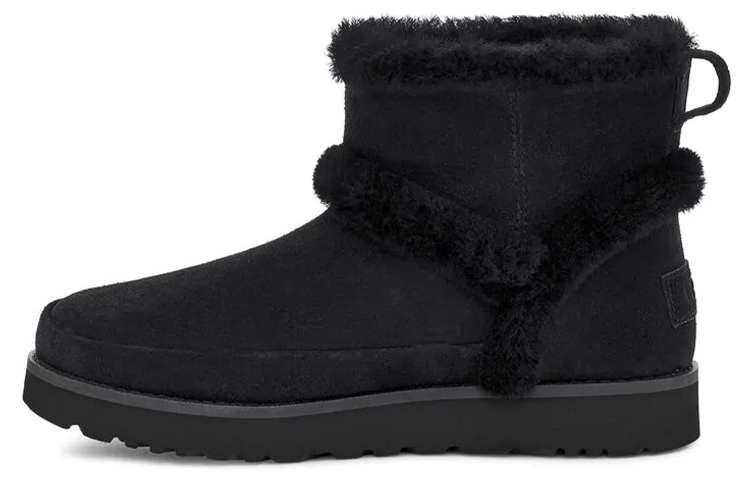 (Women) UGG Classic Mini Snow Boots Black 1112499-BLK