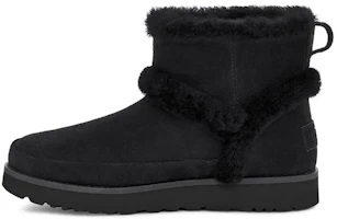 (Women) UGG Classic Mini Snow Boots Black 1112499-BLK (Women) UGG Classic Mini Snow Boots Black 1112499-BLK