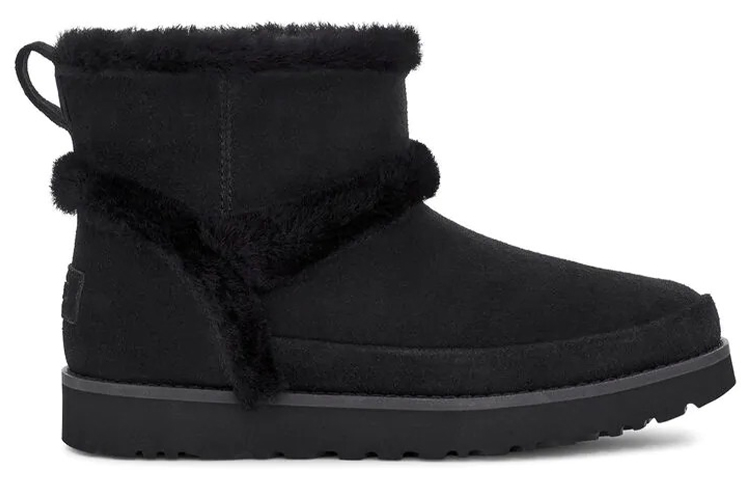 Order (Women) UGG Classic Mini Snow Boots Black 1112499-BLK