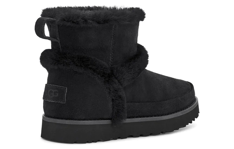 Shop (Women) UGG Classic Mini Snow Boots Black 1112499-BLK