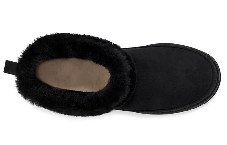 Purchase (Women) UGG Classic Mini Snow Boots Black 1112499-BLK