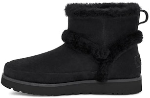(Women) UGG Classic Mini Snow Boots Black 1112499-BLK (Women) UGG Classic Mini Snow Boots Black 1112499-BLK