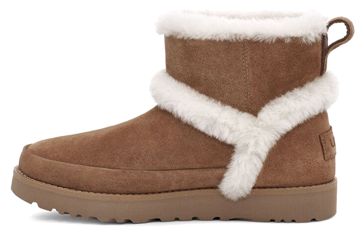 (Women) UGG Classic Mini Snow Boots Brown 1112499-CHE