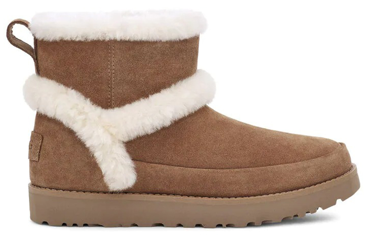 Order (Women) UGG Classic Mini Snow Boots Brown 1112499-CHE