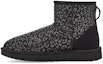 Buy (W) UGG Classic Mini Snow Leopard Hitam 1113494-BLK