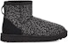 (W) UGG Classic Mini Snow Leopard Hitam 1113494-BLK