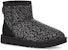 (W) UGG Classic Mini Snow Leopard Hitam 1113494-BLK
