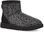 Lookbook (W) UGG Classic Mini Snow Leopard Hitam 1113494-BLK