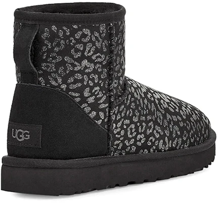 (W) UGG Classic Mini Snow Leopard Hitam 1113494-BLK Shop (W) UGG Classic Mini Snow Leopard Hitam 1113494-BLK