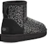 Shop (W) UGG Classic Mini Snow Leopard Hitam 1113494-BLK
