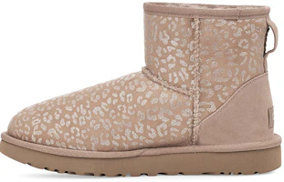 (Women) UGG Classic Mini Snow Leopard Brown Yellow 1113494-AMP (Women) UGG Classic Mini Snow Leopard Brown Yellow 1113494-AMP