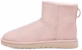 (W) UGG Classic Mini Snow Leopard Fleece Berbulu Merah Jambu 1113494-QRT