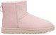 (W) UGG Classic Mini Snow Leopard Fleece Berbulu Merah Jambu 1113494-QRT