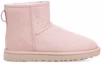 Order (W) UGG Classic Mini Snow Leopard Fleece Berbulu Merah Jambu 1113494-QRT