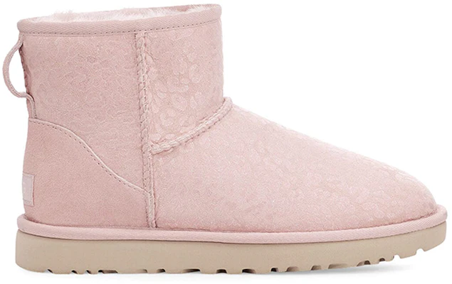 (W) UGG Classic Mini Snow Leopard Fleece Berbulu Merah Jambu 1113494-QRT Order (W) UGG Classic Mini Snow Leopard Fleece Berbulu Merah Jambu 1113494-QRT