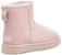 (W) UGG Classic Mini Snow Leopard Fleece Berbulu Merah Jambu 1113494-QRT
