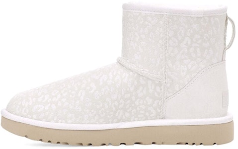 (W) UGG Classic Mini Snow Leopard Putih 1113494-WHT Buy (W) UGG Classic Mini Snow Leopard Putih 1113494-WHT