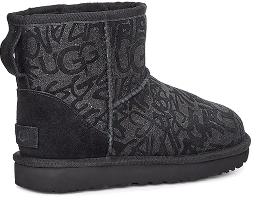 (W) UGG クラシックミニ スパークルグラフィティ 1107034-BLK Lookbook (W) UGG クラシックミニ スパークルグラフィティ 1107034-BLK