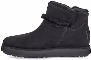 (Women) UGG Classic Mini Spill Seam Blvd Snow Boots Black 1108145-BLK (Women) UGG Classic Mini Spill Seam Blvd Snow Boots Black 1108145-BLK