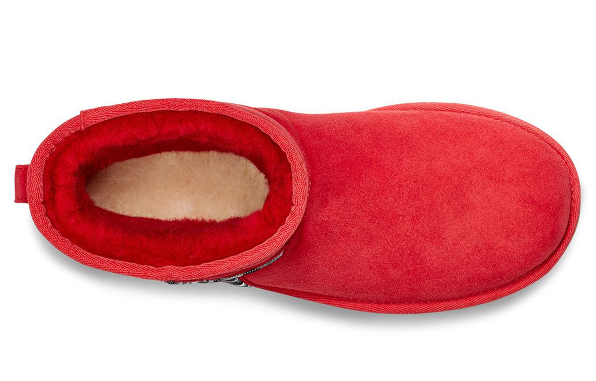 (W) UGG Classic Mini Star Snow Boots Red 圖 5