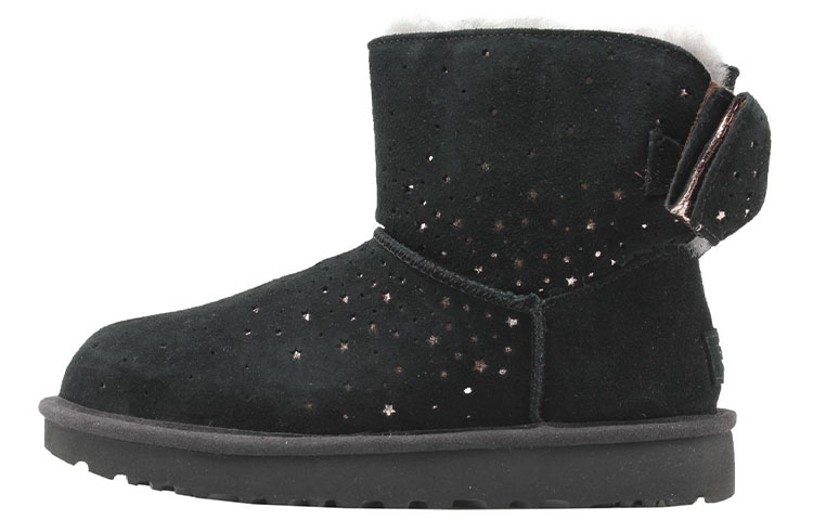 Buy (W) UGG Classic Mini Stargirl Bow 'Hitam' 1098475-BLK
