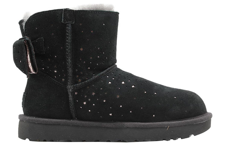 (W) UGG Classic Mini Stargirl Bow Port 'Black' 圖 2