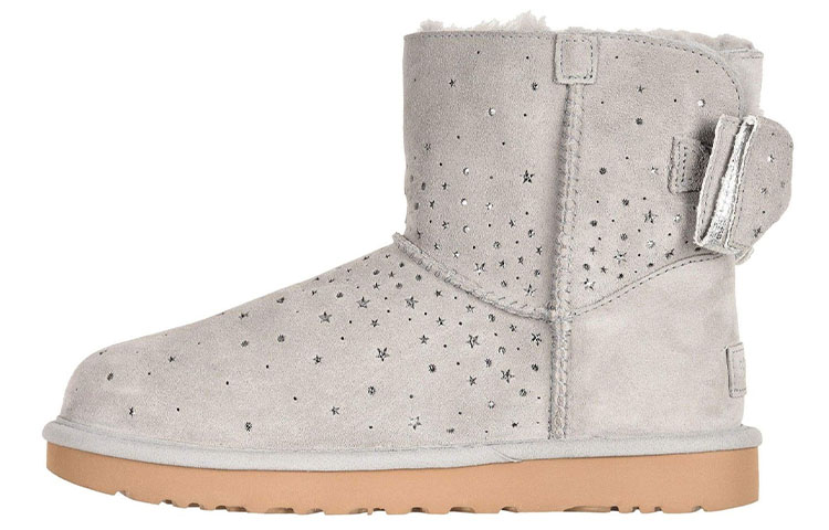 Buy (W) UGG 经典迷你 Stargirl 蝴蝶结 '灰色' 1098475-SEAL