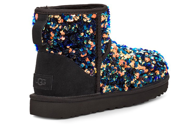 Shop (W) Botas Nieve Negras UGG Classic Mini Stellar Sequin 1112515-BLK