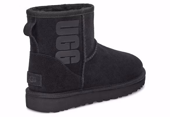 (W) UGG 클래식 미니 러버 로고 "블랙" 1108231-BLK Shop (W) UGG 클래식 미니 러버 로고 "블랙" 1108231-BLK
