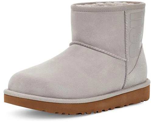 (Women) UGG Classic Mini UGG Rubber Logo 'Feather' 1108231-FEA Lookbook (Women) UGG Classic Mini UGG Rubber Logo 'Feather' 1108231-FEA