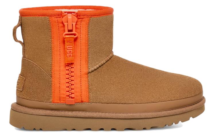 Order (W) UGG クラシックミニジップテープロゴ (チェスナット) 1144034-CHE