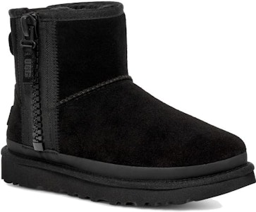 (W) Bota UGG Classic Mini Zipper Tape Logo 'Negro'. 1144034-BLK Order (W) Bota UGG Classic Mini Zipper Tape Logo 'Negro'. 1144034-BLK