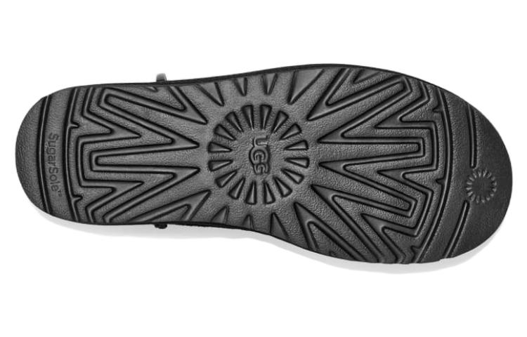 Shop (W) Bota UGG Classic Mini Zipper Tape Logo 'Negro'. 1144034-BLK