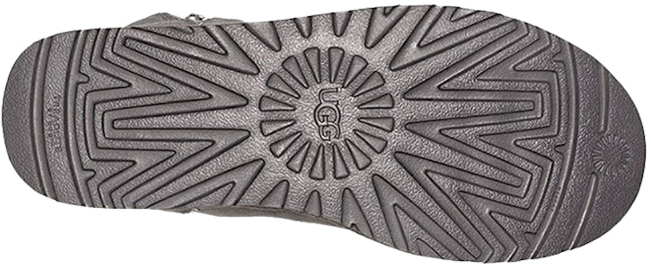 (W) UGG Clásico Mini Novelty Florence 'Gris' 1110697-CHRC Purchase (W) UGG Clásico Mini Novelty Florence 'Gris' 1110697-CHRC