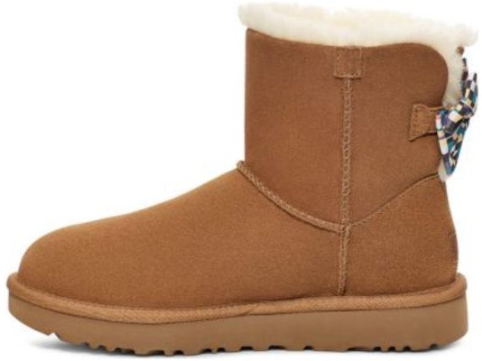 (W) Botas Cortas de Nieve UGG con Lazo Cuadriculado 'Marrón' 1138132-CHE Buy (W) Botas Cortas de Nieve UGG con Lazo Cuadriculado 'Marrón' 1138132-CHE